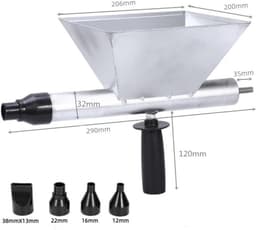 Mortar Gun - draagbare mortelspuit - met 8 verwisselbare spuitmonden - ideaal voor precisiewerk - ShopVlot — thumbnail 2