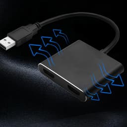 HD naar adapter - Weergaveconverter Monitorverbinding - Beeldoverdracht - Plug-and-play installatie - 1920 x 1080 - Zwart — thumbnail 5