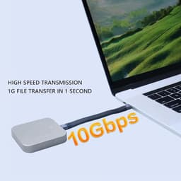Magnetische Externe SSD - Externe Harde Schijf - Snelle Gegevens Opslag - Ingebouwde Magnetische Structuur - 128GB - Zilver — thumbnail 3