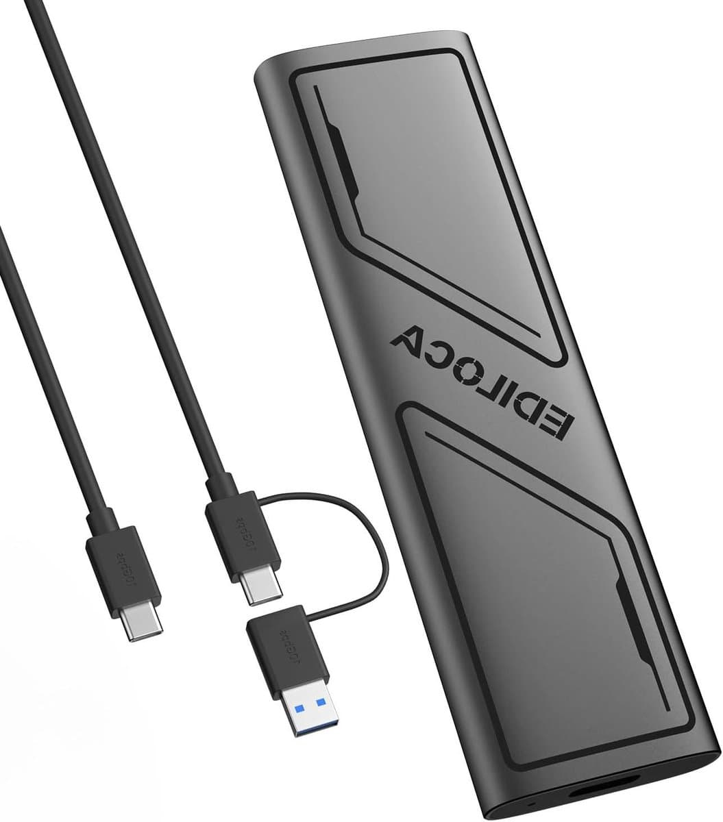 Externe SSD - Draagbare Harde Schijf - Bestanden Opslaan - Hoge Leessnelheid - 1 TB - Zwart — afbeelding 1
