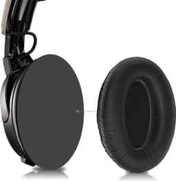 kwmobile 2x oorkussens geschikt voor Bose A20 Aviation Headset - Earpads voor koptelefoon in zwart — thumbnail 3