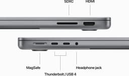 Apple Macbook Pro (2023) - MTL83N/A - 14 inch - M3 - 1 TB - Spacegrijs — thumbnail 3