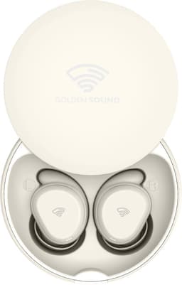 Golden Sound Oordopjes slapen - Draadloze oordopjes - Oortjes draadloos - Sleep Plugs - Active Noise Cancelling 24dB - Slaap oordopjes - Geschikt voor elke laptop en smartphone - Wit — thumbnail 2