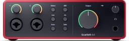 Focusrite Scarlett 4i4 (4e Generatie) – 4-in, 4-out USB-C Audio-interface – Professionele Opnames voor Bands, Producers & Podcasters — thumbnail 1