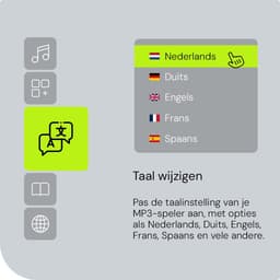 Smart MP3 Speler Bluetooth en Wifi - 16GB - 4 HD Touchscreen - BT 4.1 - MP4 Video Speler - Streaming Apps - Voice Recorder - M400 - Zwart — thumbnail 4