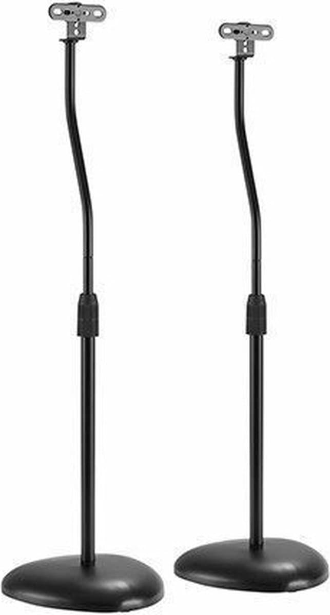 Luidspreker standaard universeel - Audizio HTS12 - Verstelbare hoogte - Set van 2 - Zwart — afbeelding 1