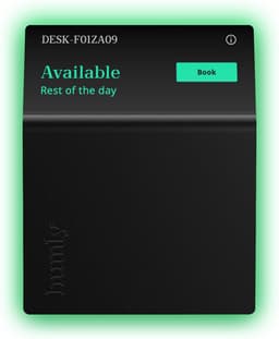 Humly Booking Device 8,79 cm (3.46") LCD Wi-Fi 4 (802.11n) Zwart Acrylonitrielbutadieenstyreen (ABS) Bluetooth — thumbnail 3