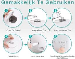 Portable Mini Airco - Air Cooler Met Verlichting - Energiezuinig - Airco Zonder Afvoerslang - Luchtkoeler - Nachtmodus - Draagbare Luchtkoeler — thumbnail 3