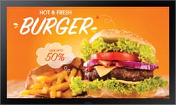 Samsung LH24OHBEBGBXEN beeldkrant Digitale signage flatscreen 61 cm (24") IPS Wifi 1500 cd/m² Full HD Zwart Tizen 6.5 — thumbnail 1