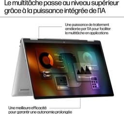 "HP ENVY x360 16-ac0690nd Intel Core Ultra 7 155U Hybride (2-in-1) 40,6 cm (16"") Touchscreen 3K 32 GB LPDDR5-SDRAM 1 TB SSD Wi-Fi 7 (802.11be) Windows 11 Home AI PC Zilver" — thumbnail 3