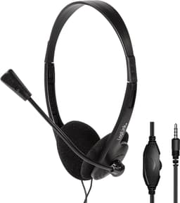 LogiLink HS0055 - Stereo Headset, 1x 3,5 mm stereo stekker, microfoon — thumbnail 1
