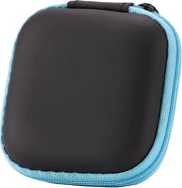 Oortjes Opberg Hoesje | Case | Etui | Organizer | Voor Het Opbergen Van Oordopjes En Laadkabels | Opbergen Van Sleutels | USB | LICHT BLAUW — thumbnail 1