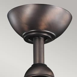 Plafondventilator met verlichting - Terna - 15in / 38cm ventilator - geborsteld nikkel — thumbnail 4