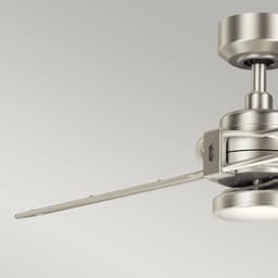 Plafondventilator met verlichting - Xety - 56in / 142cm ventilator - geborsteld nikkel — thumbnail 3