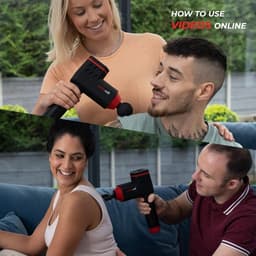 Massage gun - Pro Atleet Grade Percussie Handheld Diepe Weefselspier - Volledige Grootte - 4 Snelheden - 4 Koppen & Draagtas - Zwart massage gun — thumbnail 3