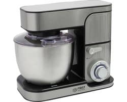 TZS First Austria Keukenmachine - Mixer - 5 Liter - 1300W - Zilver