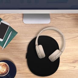 kwmobile hoes geschikt voor Sony WH-CH520 / WH-CH510 / MDR-ZX110 - 22,5 x 17 cm - Beschermhoes voor headset in zwart - Van neopreen — thumbnail 3