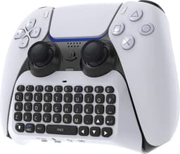 Heuts Goods - Toetsenbord geschikt voor PS5 controller - Qwerty Toetsenbord - Keyboard - Accessoire geschikt voor PS5 - Wit — thumbnail 1