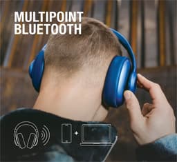 FRESH 'N REBEL Clam Ace 3HP4300DL Over-ear Draadloze hoofdtelefoon met Noise-cancelling Paars — thumbnail 5