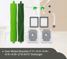 Replacements® Onderdelen geschikt voor Irobot Roomba e5 e6 e7 i1 i1+ i3 i3+ i4 i4+ i5 i5+ J5 J5 combo i6 i6+ i7 i7+ J7 J7+ i8 i8+ - 9-delig — thumbnail 1