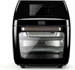 BLACK+DECKER BXAFO1200E - Heteluchtfriteuse met Oven - 1700 W - 12 Liter - Zwart — thumbnail 1