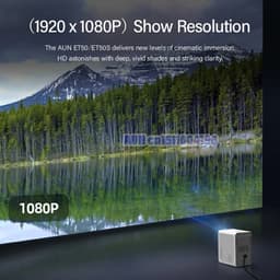 ElementKey MovieVision - Home Projector - 4Ω3W x 1 - 1920x1080p - Multi Media - 65W - Bluetooth 5.0 - Bioscoop - Netflix - Streamen - Wit — thumbnail 4
