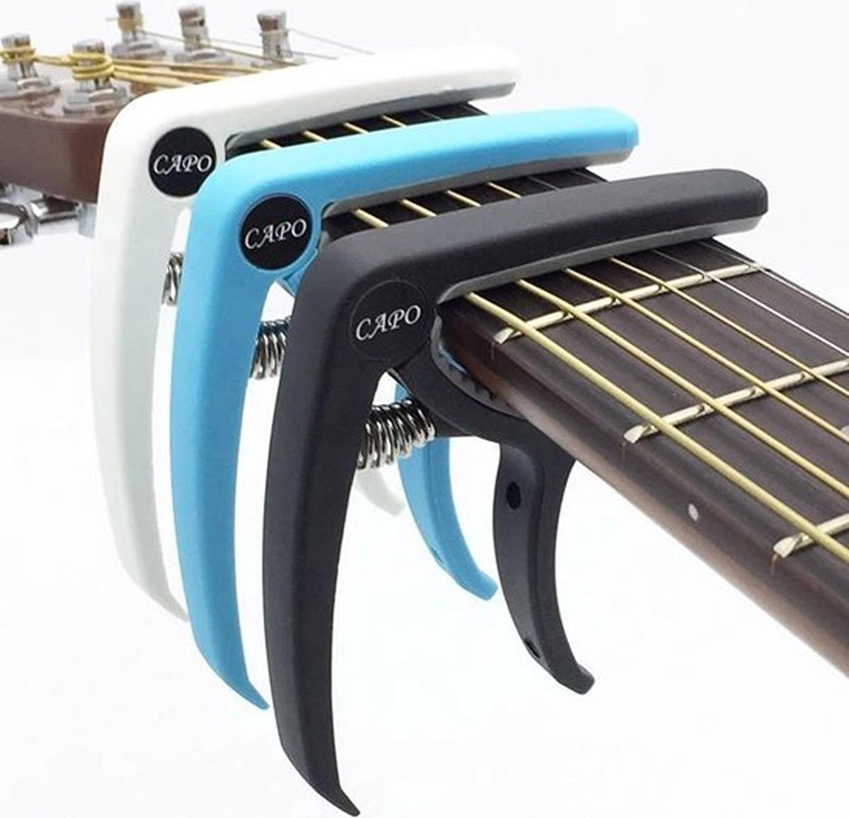Knaak Gitaar Capo - Deluxe Capo - Zwart - Voor Akoestische, Elektrische en Klassieke Gitaar — afbeelding 1