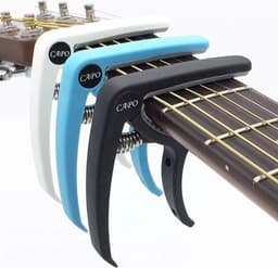 Knaak Gitaar Capo - Deluxe Capo - Zwart - Voor Akoestische, Elektrische en Klassieke Gitaar — thumbnail 1