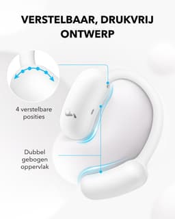 SOUNDCORE AeroFit 2 Open-ear Draadloze oordopjes Wit — thumbnail 5