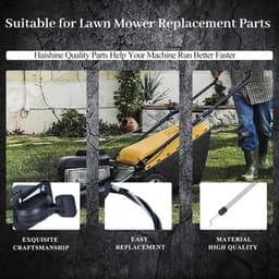 Gas- en choke-kabel geschikt voor CUB Cadet XT1, XT2, SLX54, GX54, GX50 en ST54 grasmaaiers, duurzame reservekabel voor eenvoudige bediening — thumbnail 3