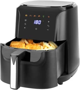 Daily Home heteluchtfriteuse 6 liter digitaal display PFAS-vrij zwart. — thumbnail 1