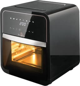 Heteluchtfriteuse - Airfryer Frituurpan - Gezond Frituren - Grote Inhoud - 12 Liter - Zwart Roze — thumbnail 4