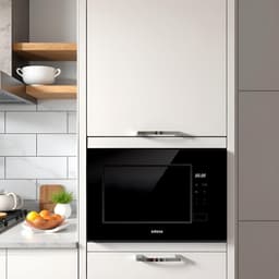 Inbouw Magnetron - Oven Grilloven - Snel Eten Bereiden - Frameloos Design - 20 liter - Zwart — thumbnail 3