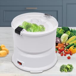 Automatische Aardappelschilmachine - Elektrische Dunschiller - Snel Groenten Schillen - 2-in-1 Functie - 1kg Capaciteit - Wit — thumbnail 5