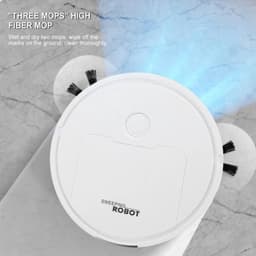 THEROB Smart robot stofzuiger met borstels en Veegdoek. 3 in 1.Zuigen, vegen en dweilen. Krachtige smart robot stofzuiger uitvoering is een onmisbare hulp — thumbnail 5
