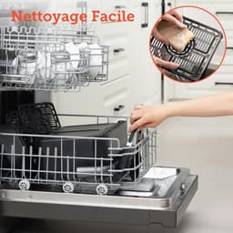 Airfryer 10 Liter – Dubbele Zone Heteluchtfriteuse – 6 Functies – 2800W – Zwart — thumbnail 3