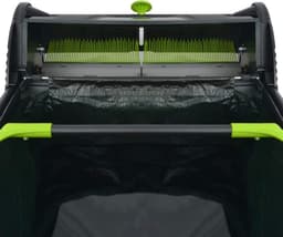Gazonveger - Tuinveger Gazonventilator - Gazon Onderhoud - Handmatig Werken - 103 liter - Groen — thumbnail 4