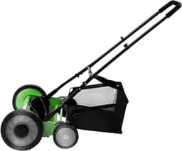 Handgrasmaaier - Spindelmaaier Gazonmaaier - Gazon Onderhouden - Stille Werking - 60 cm maaibreedte - Groen — thumbnail 1