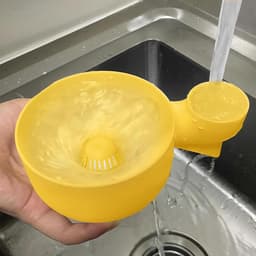 Automatische Fruitspinner - Bessenwaskom Salade Droger - Verse Producten Wassen - 4-in-1 Ontwerp - 20 cm - Wit — thumbnail 5