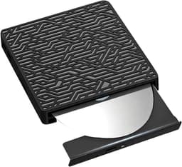 Externe DVD Brander - CD Speler - Schijven Lezen - Snelle USB 3.0 - 2MB Cache - Zwart — thumbnail 1