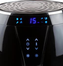 Heteluchtfriteuse - Airfryer Gezond - Gezond Koken - 8 Programma's - 4 Liter - Zwart — thumbnail 2