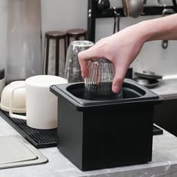 Werperspoeler - Glazenspoeler Bekerspoeler - Snel Reinigen - Multi-angle Waterreiniging - Klein - Zwart — thumbnail 3