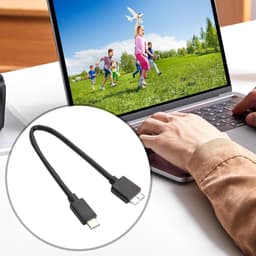 Externe Harde Schijf - Opslagapparaat - Gegevens Overzetten - 5 Gbit/s Snelheid - 5 TB - Zwart — thumbnail 3