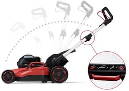 DCK Tools 58V Gazon & Haag Combi Actiebundel - Accu grasmaaier + Heggenschaar met extra 5.0Ah Accu — thumbnail 3