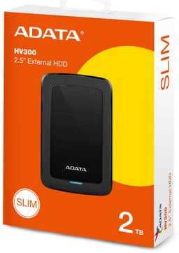 ADATA DashDrive HV300 - Externe Harde Schijf - 2TB - Zwart - 2.5 Inch — thumbnail 5