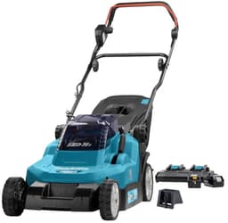 Makita DLM382PT2 Accu Grasmaaier 38cm - incl. accu en lader - 2x18V 5.0Ah — thumbnail 1
