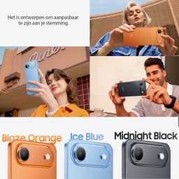 OSCAL FLAT 3C Smartphone - 4G Dual SIM - 16GB RAM - 128GB ROM - 6,56 inch - Android 16 Telefoon - 5000mAh 336Uren - 32MP - GPS - Zwart — thumbnail 2