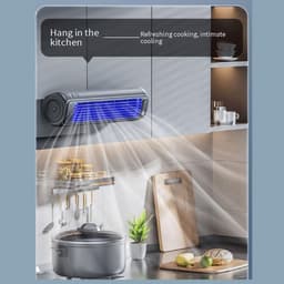 Draagbare Airconditioner - Luchtkoeler - Persoonlijke Koeling - Bladloos Ontwerp - 700 Gram - Abrikooswit — thumbnail 3
