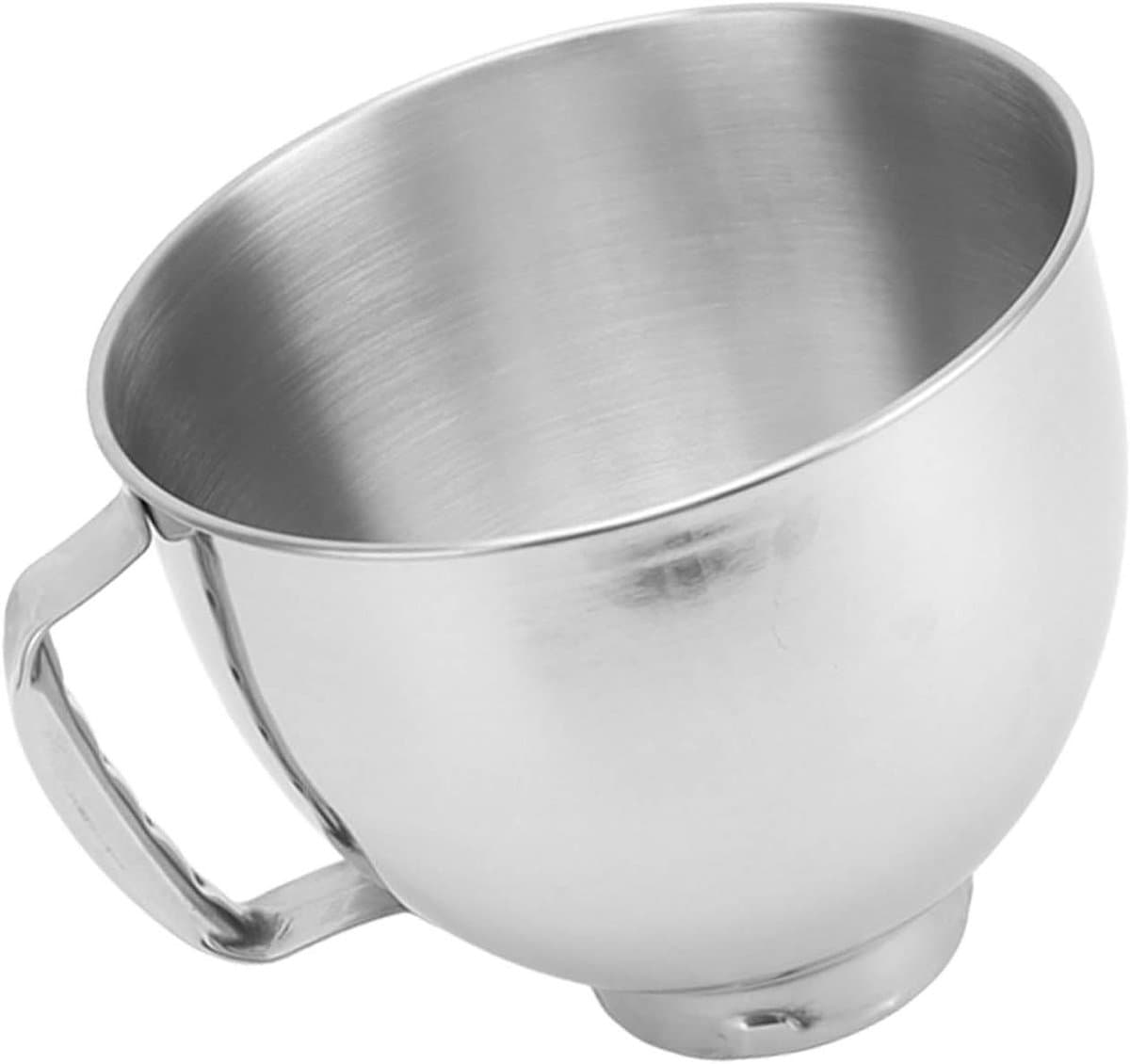 Roestvrijstalen Mengkom - Bakkom Keuken - Bakken en Mixen - Oven en Vriezerbestendig - 5 Liter Capaciteit - Zilver — afbeelding 1