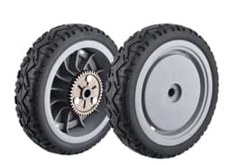 Dailygoods- Grasmaaier Achterwiel 8 Inch - 2 Stuks - Vervangt OEM 107-3709 - Geschikt voor Toro Modellen - Naaf 1/2" - Tandwiel 42 Tanden - Grasmaaierwiel — thumbnail 1